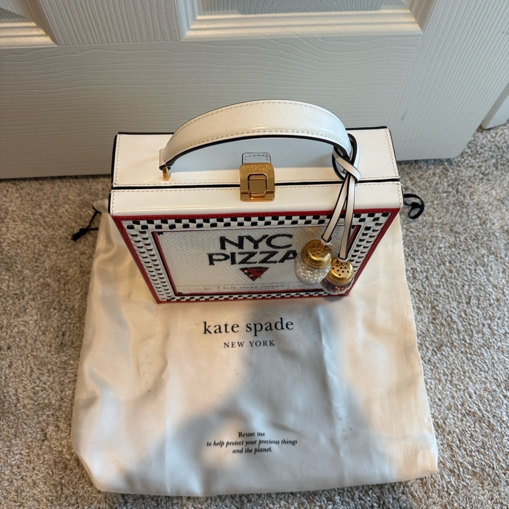 Kate Spade NYC Pizza Slice 3d Pizza Box Top-handle Bag - Picture 11 of 13